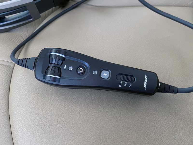 Bose A20 headset control module