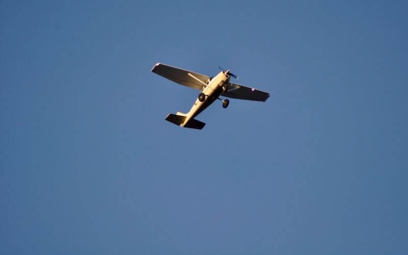 pilot flying a touch and go