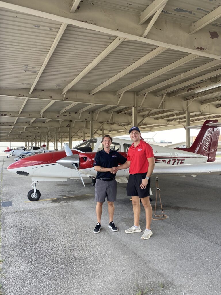 Checkride pass photo – Brighton C.