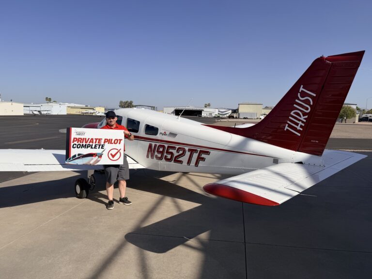 Checkride pass photo – Darren B.
