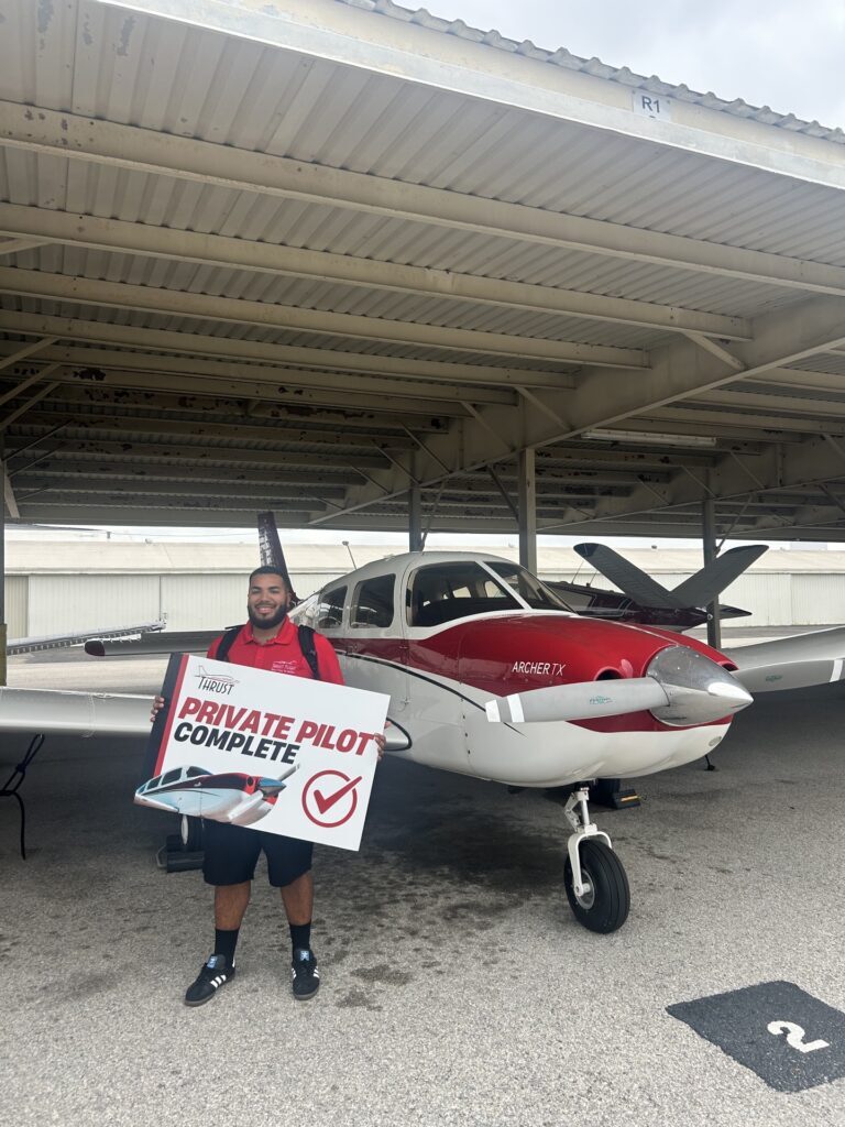 Checkride pass photo – Erick M.