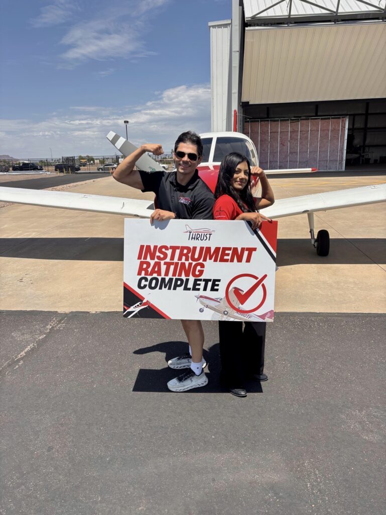 Checkride pass photo – Shanila J.