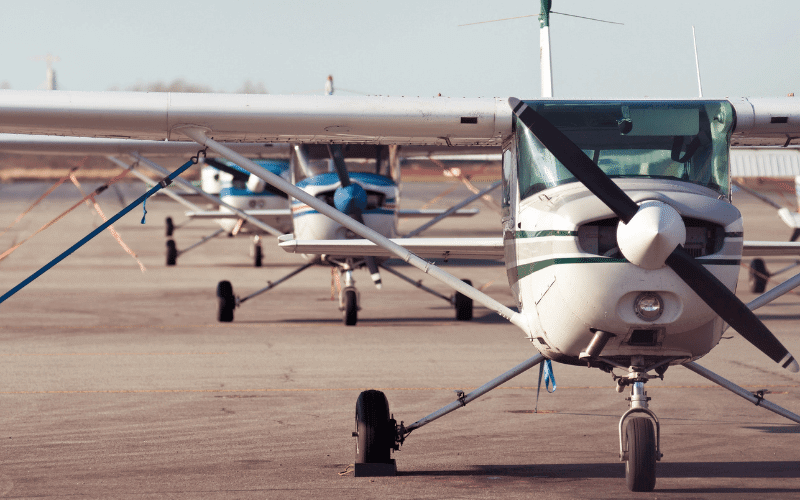 Watch for other planes on the ground and in the air