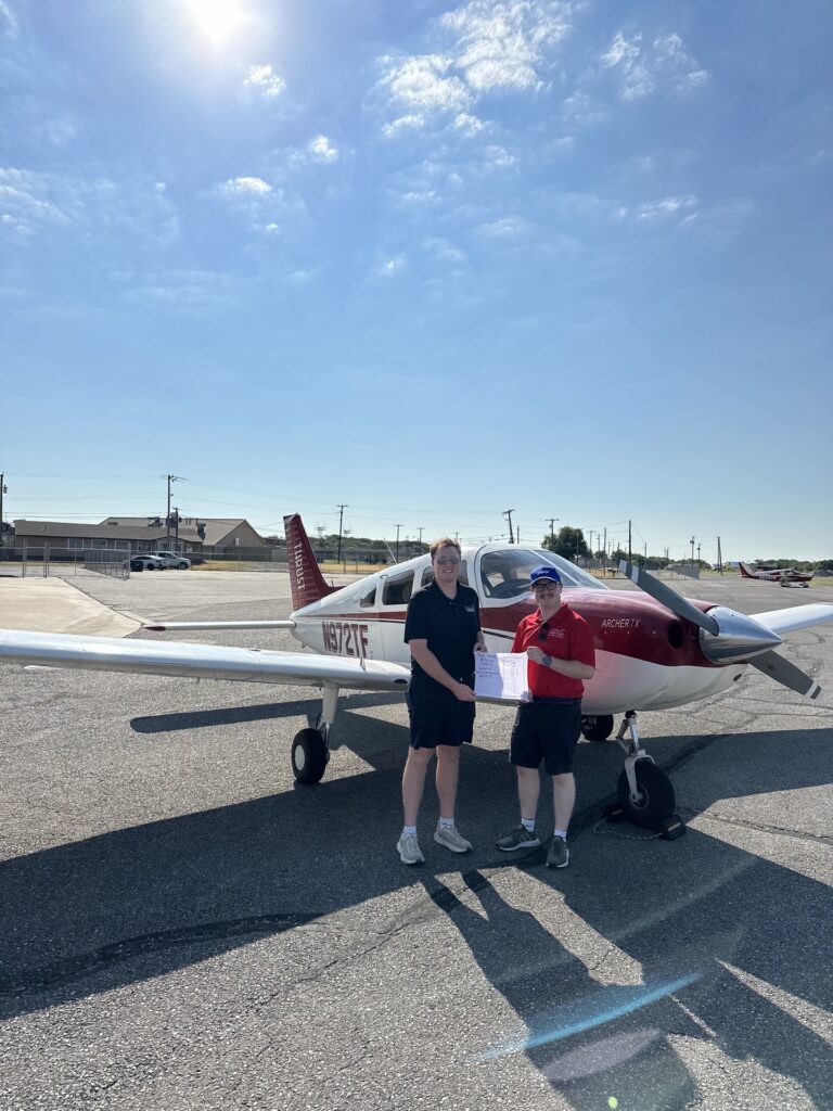 Checkride pass photo – Matt S.