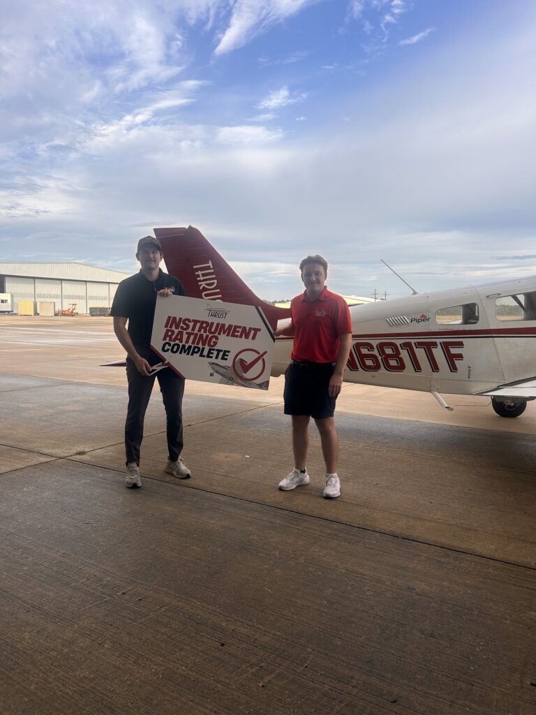 Checkride pass photo – Connor R.