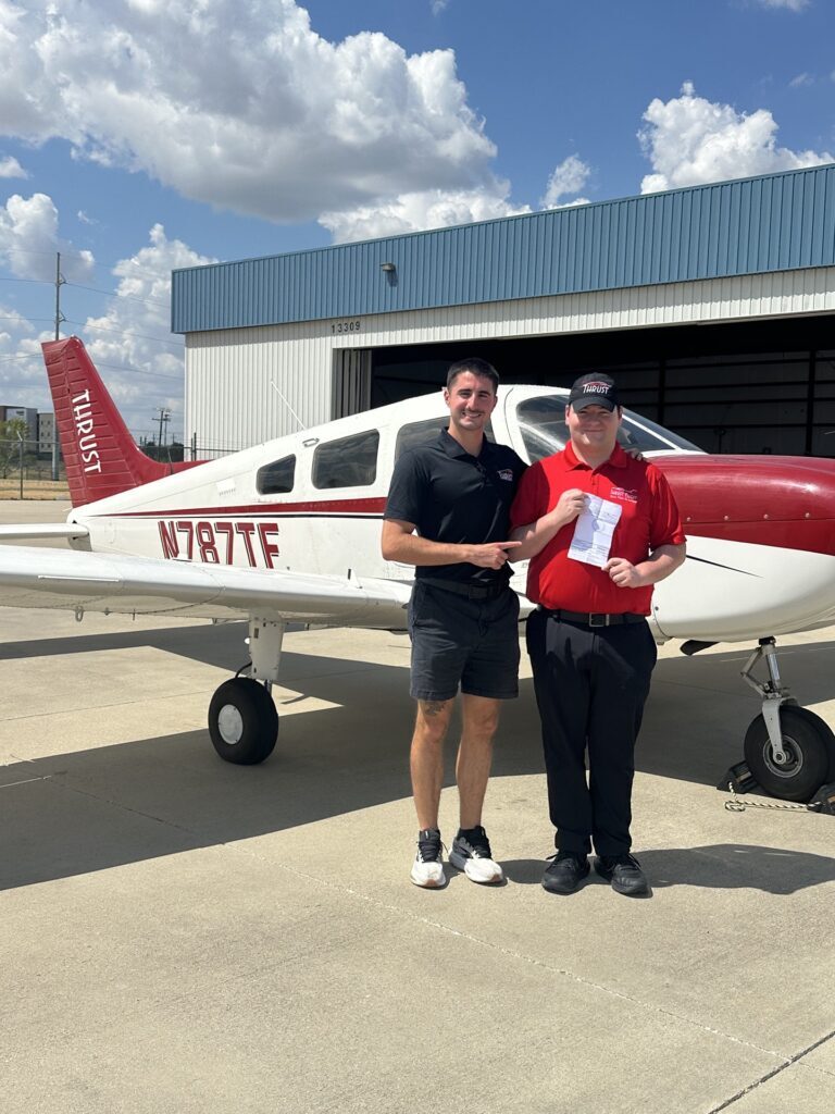 Checkride pass photo – Hayden S.