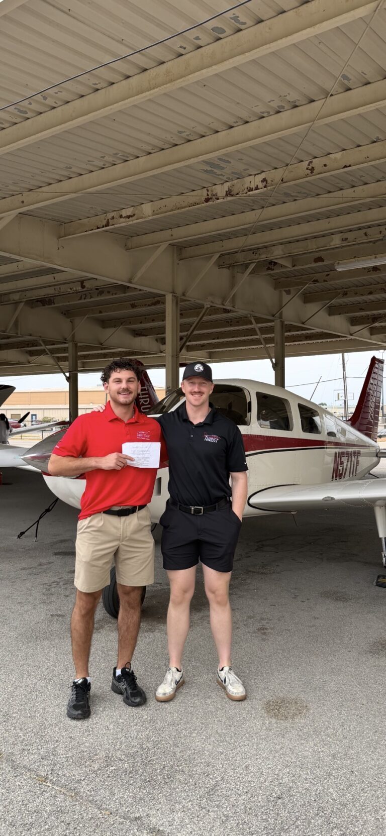 Checkride pass photo – Mason E.