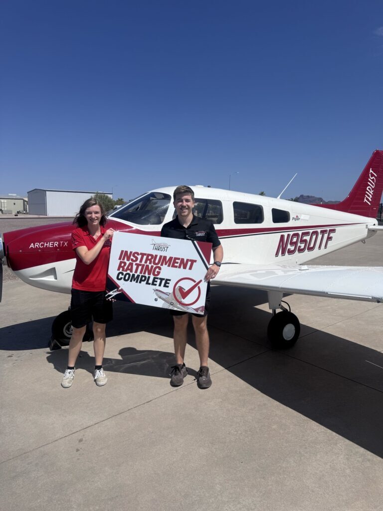 Checkride pass photo – Rose D.