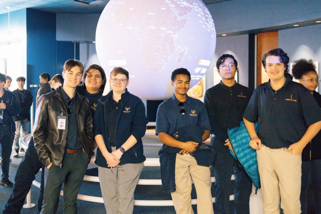 Rising Aviation High School students