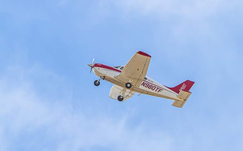Student on their first solo flight