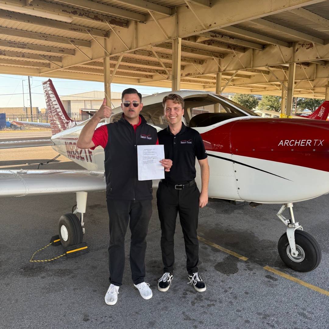 Thrust Student Checkride Pass