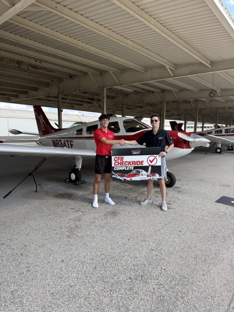 Checkride pass photo – Logan T.