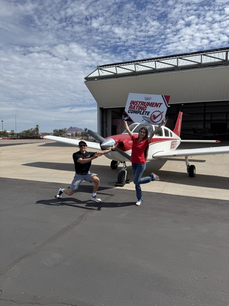 Checkride pass photo – Ale F.