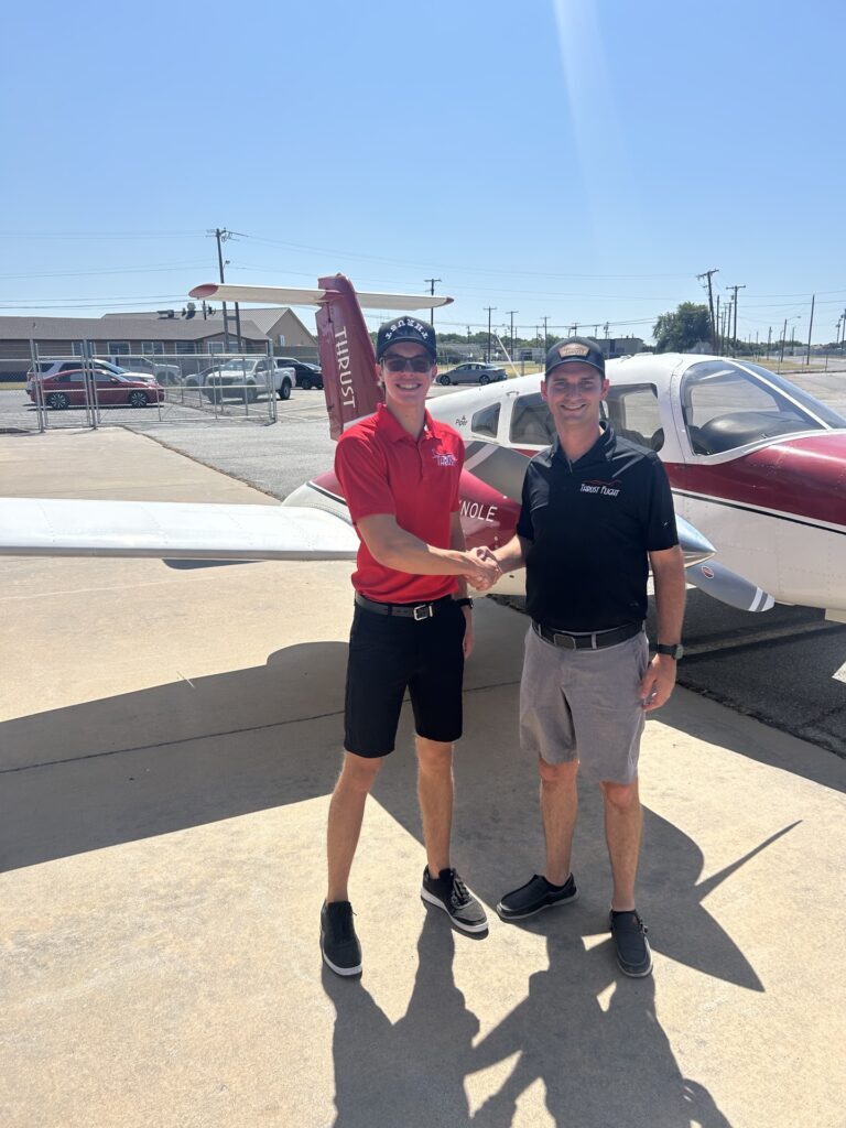 Checkride pass photo – Beau B.