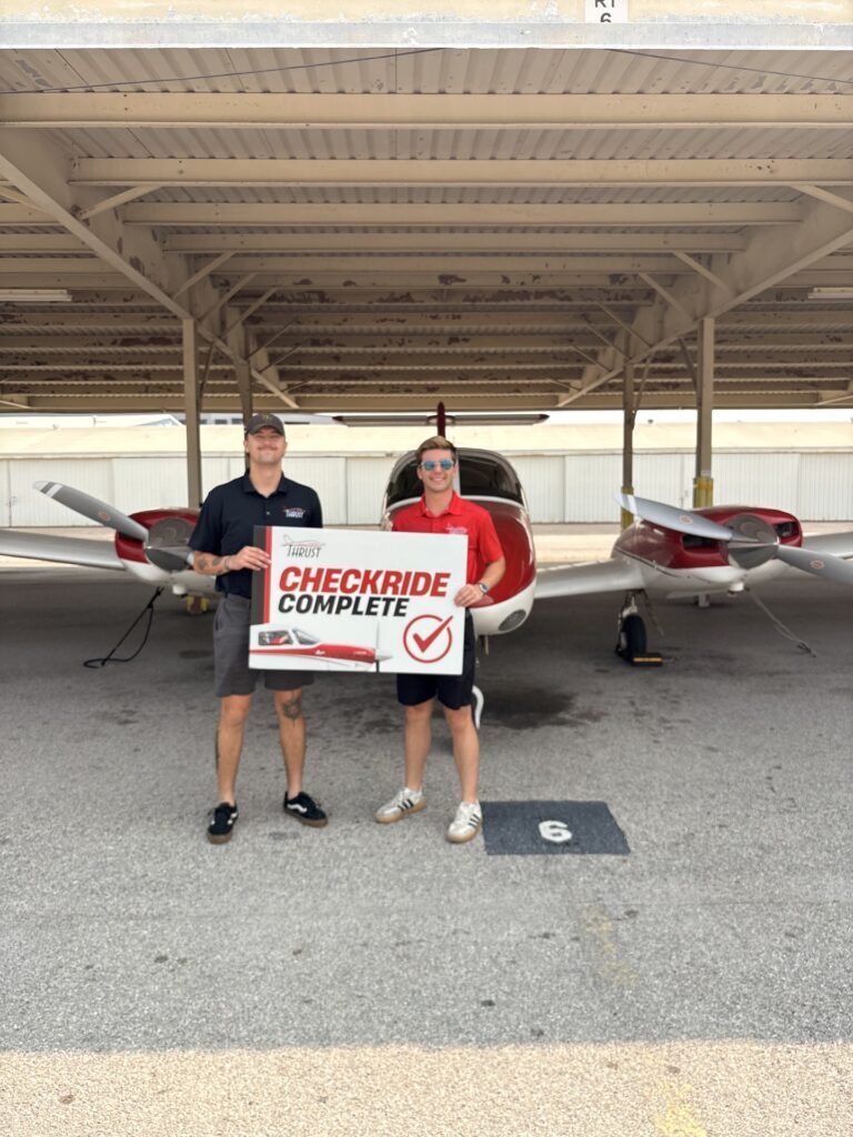 Checkride pass photo – Cade W.
