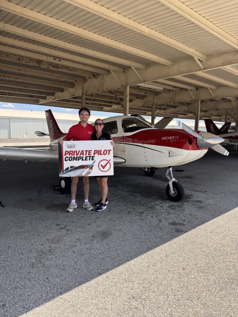 Checkride pass photo – Cooper C.