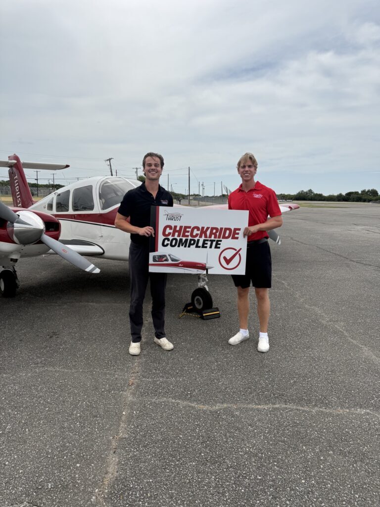 Checkride pass photo – Jace R.