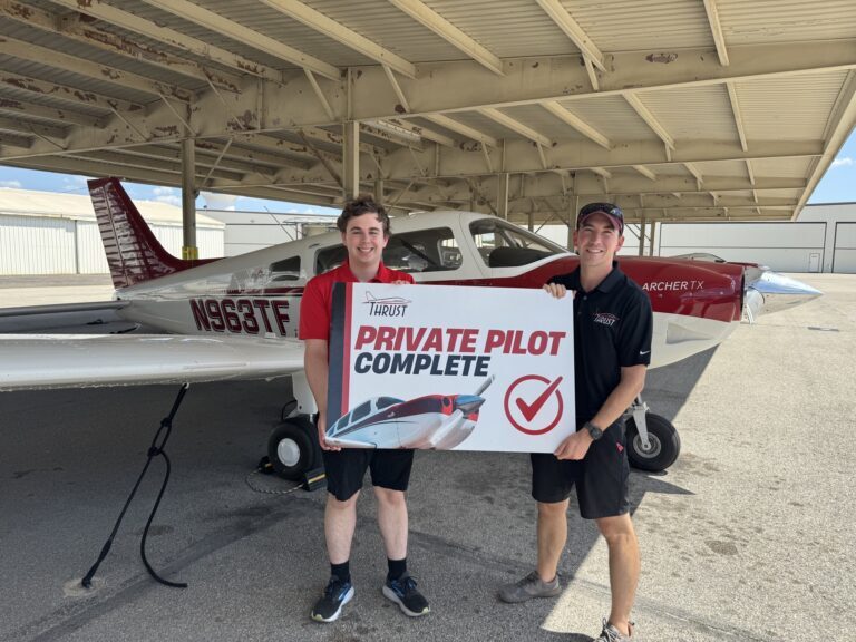 Checkride pass photo – Jacob V.