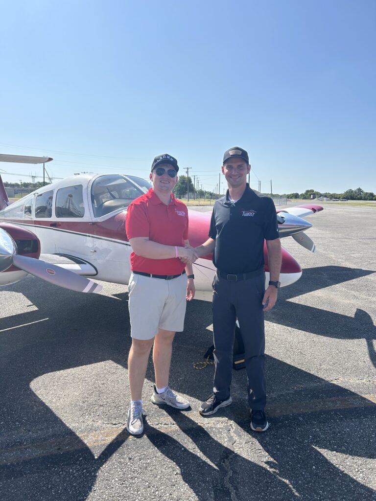 Checkride pass photo – Joshua P.