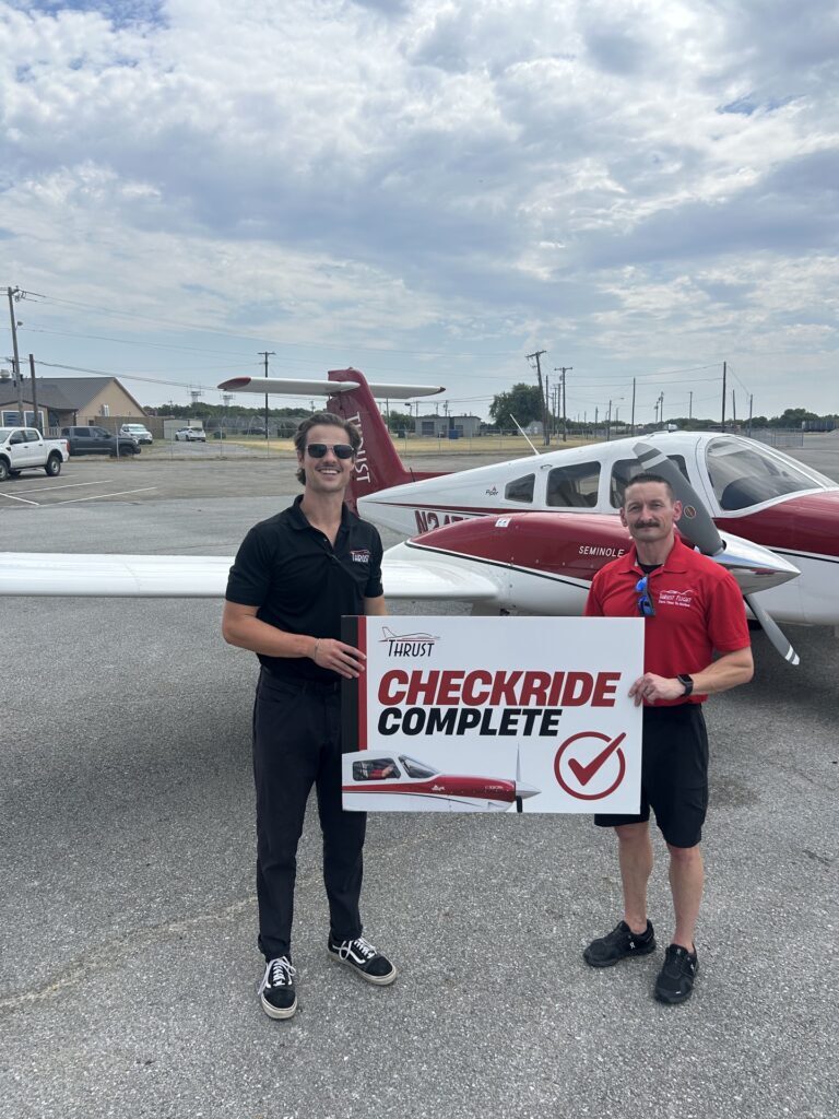 Checkride pass photo – Robert M.