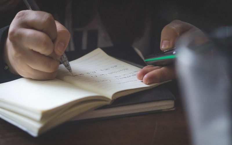 Take notes as you go through flight training