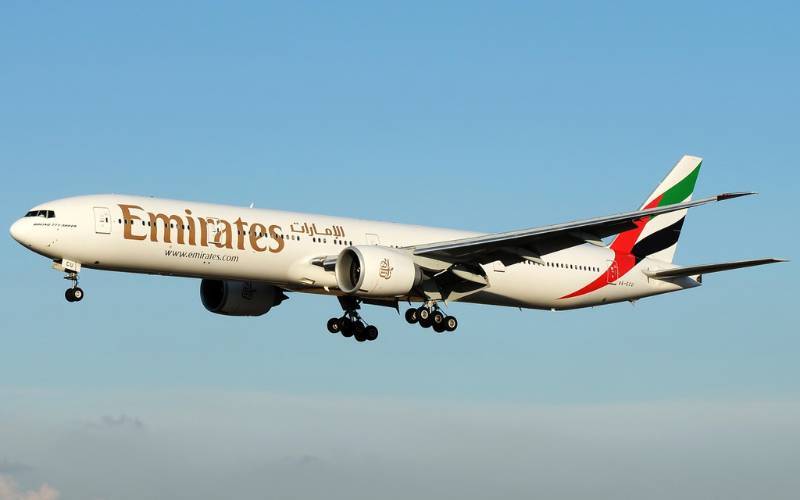 The boeing 777-300ER is a large aircraft