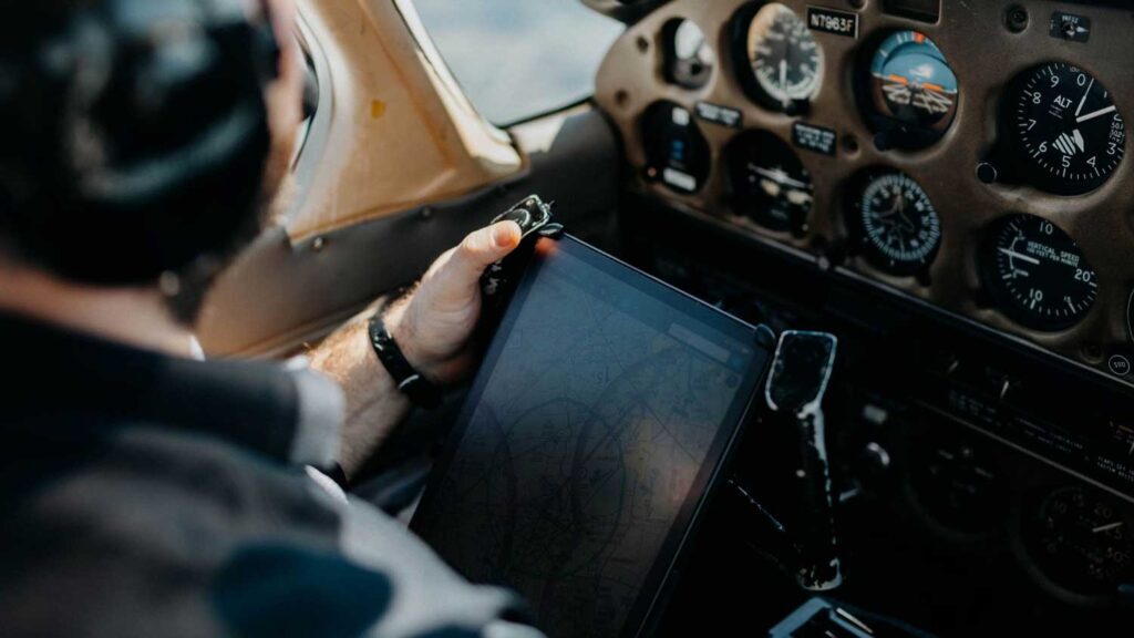 iPad in the cockpit