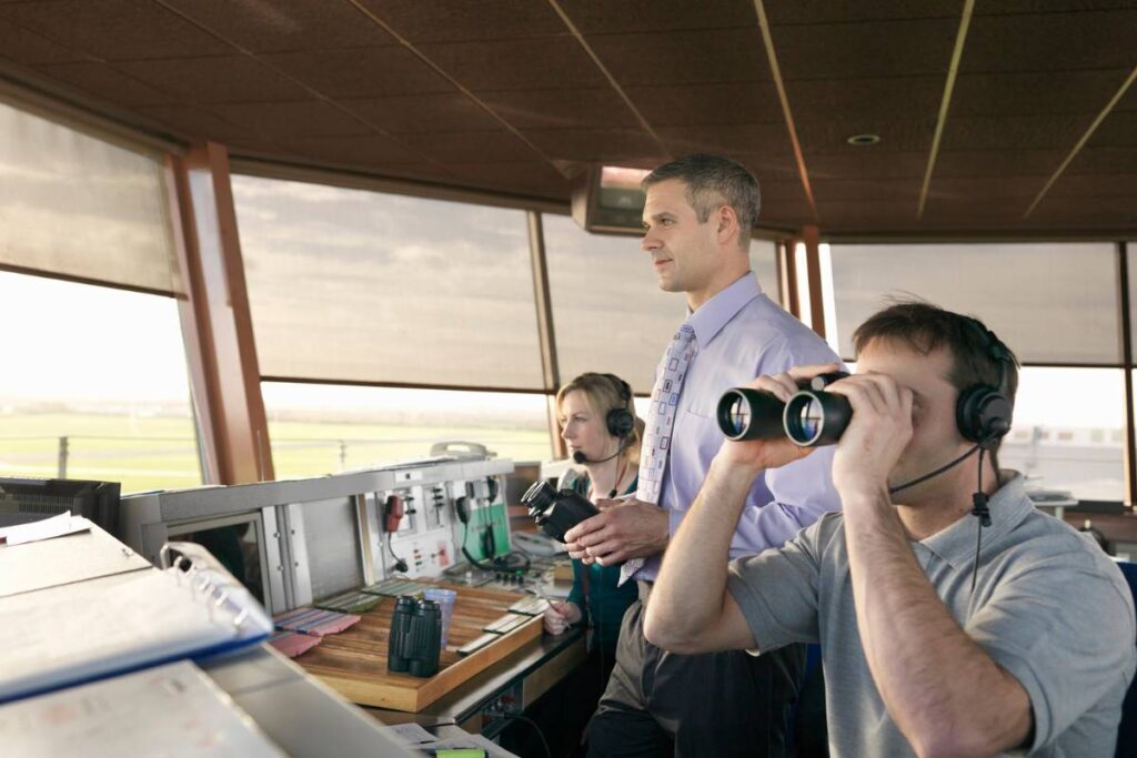 air traffic controllers