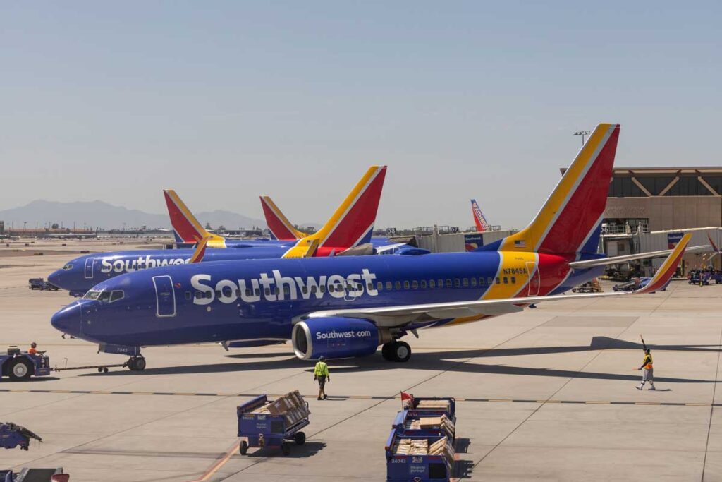 Southwest airlines destination 225