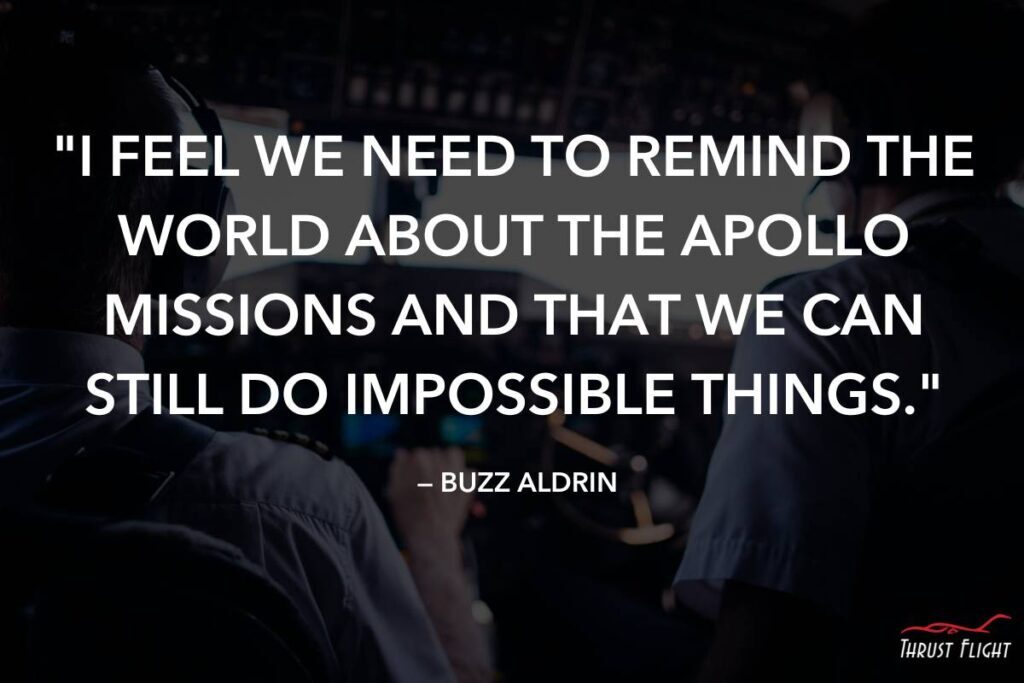 Buzz Aldrin Aviation quote