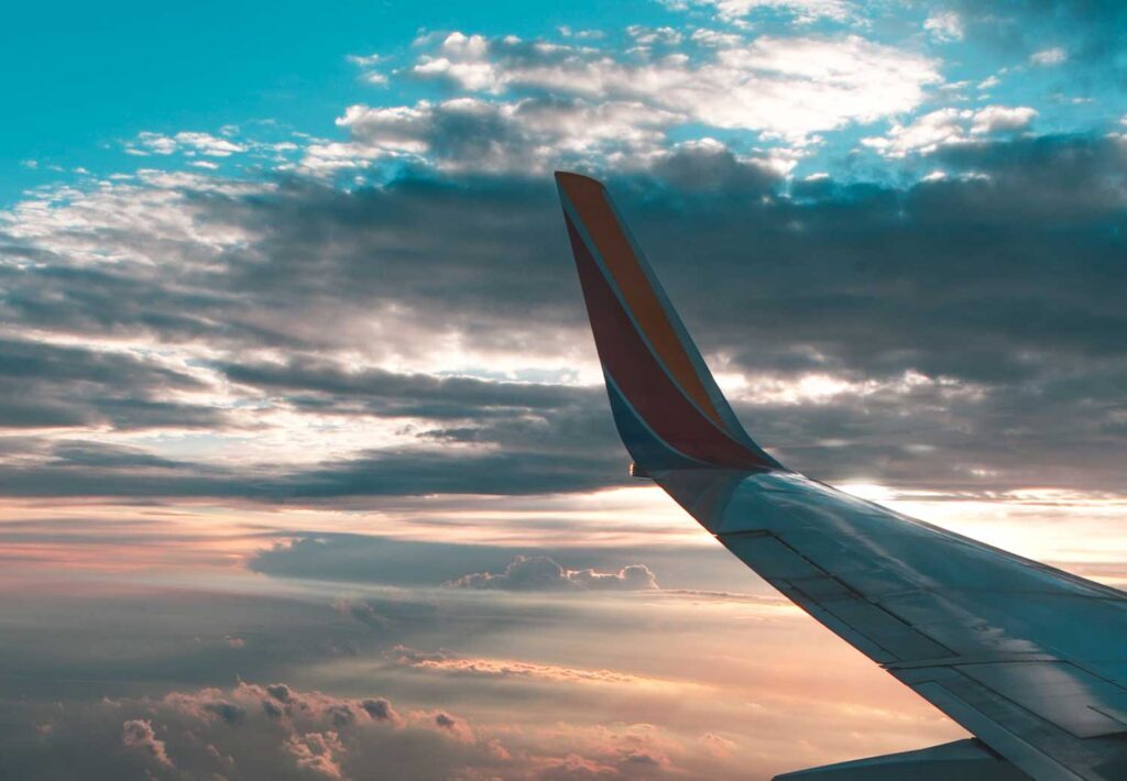 Southwest destination 225 wingtip