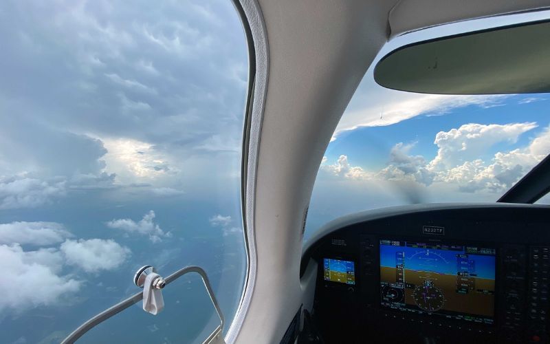 Turbulence in a Piper Archer