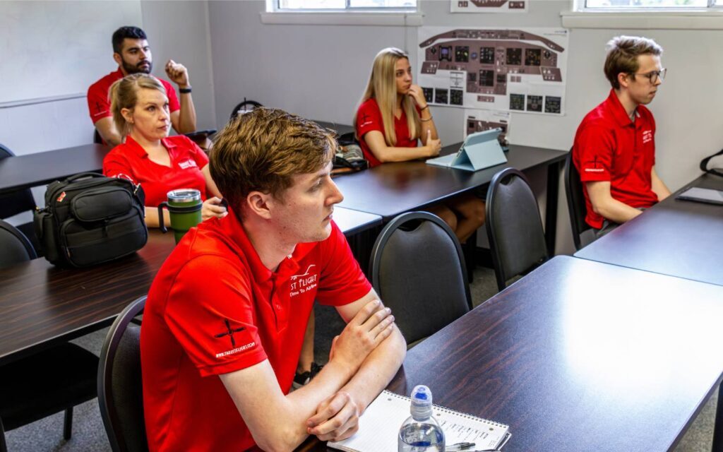 students learning stalls in the classroom