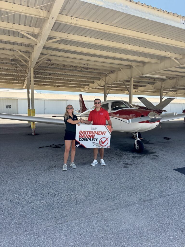 Checkride pass photo – Preston B.