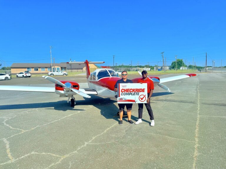 Checkride pass photo – Eian B.