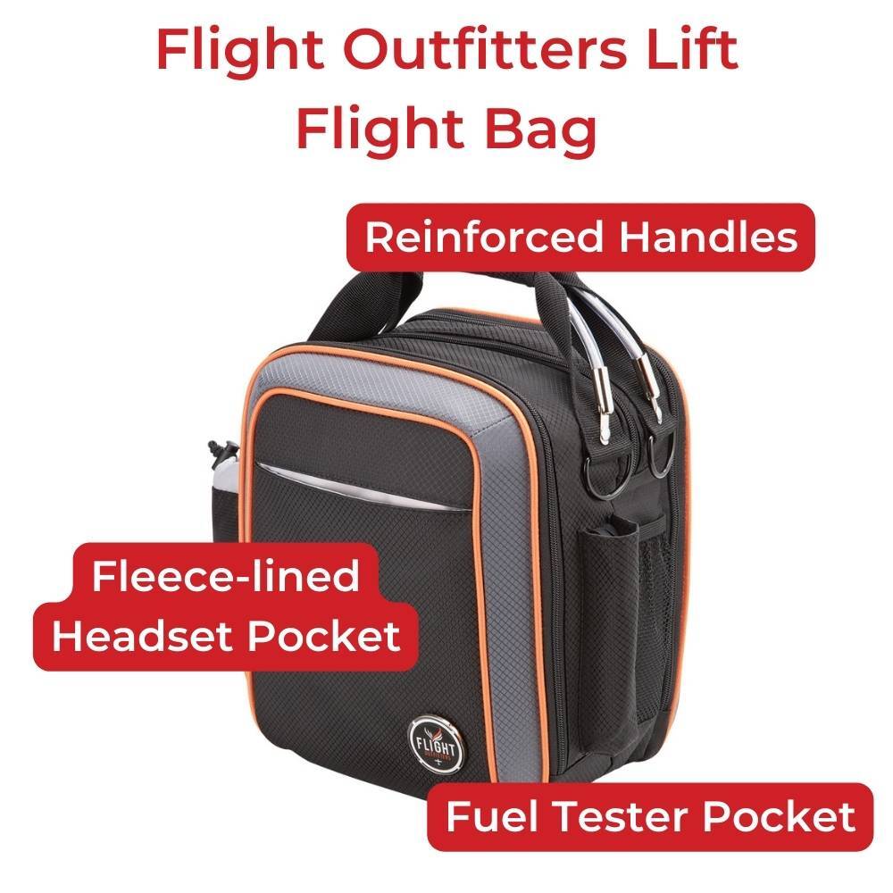 best flight bag for student pilots - flight outfitters lift flight bag
